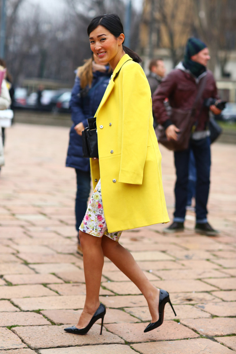 yellow outfit ideas, yellow street style, yellow street style (8)