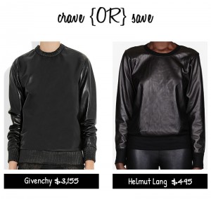 Read more about the article Crave Or Save. Leather Sweatshirt