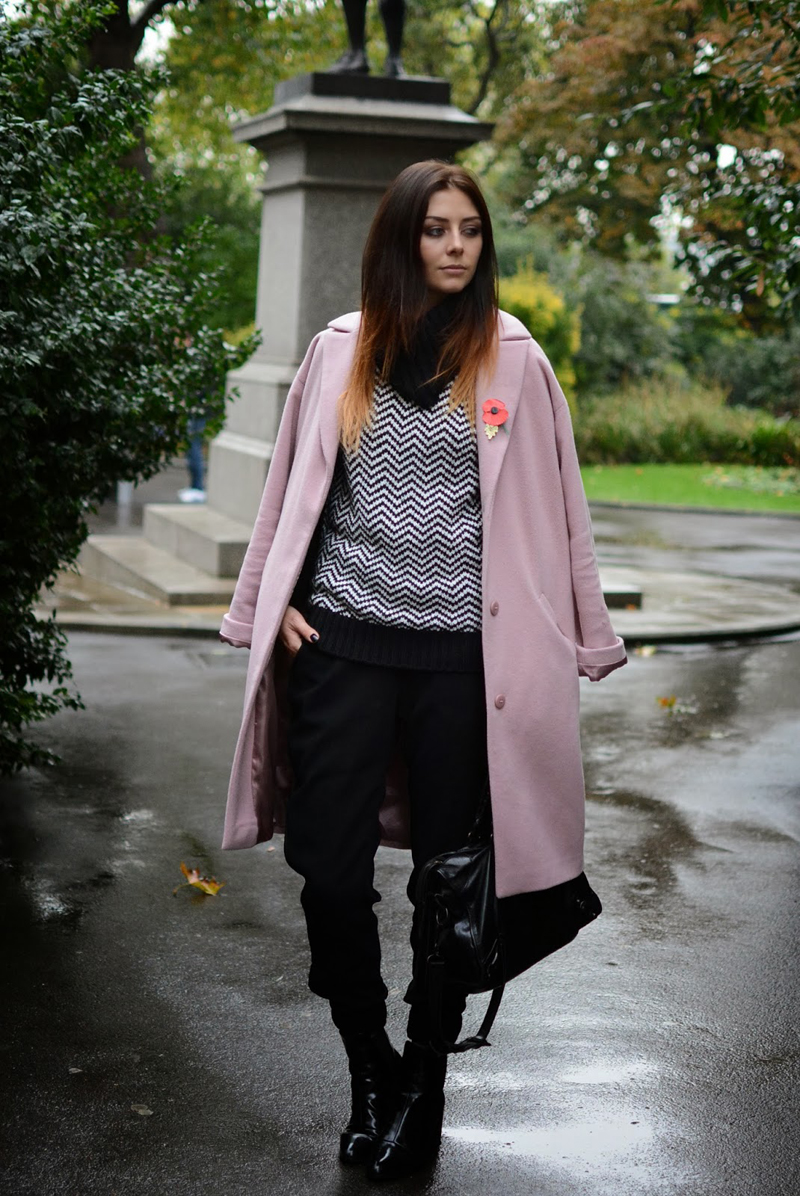 pink coat, pink coat style, pink coat trend (29)
