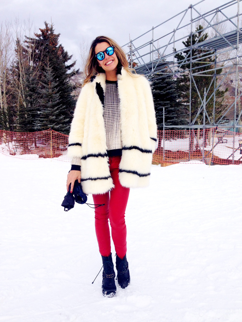 red pants, red leather pants, martha graeff