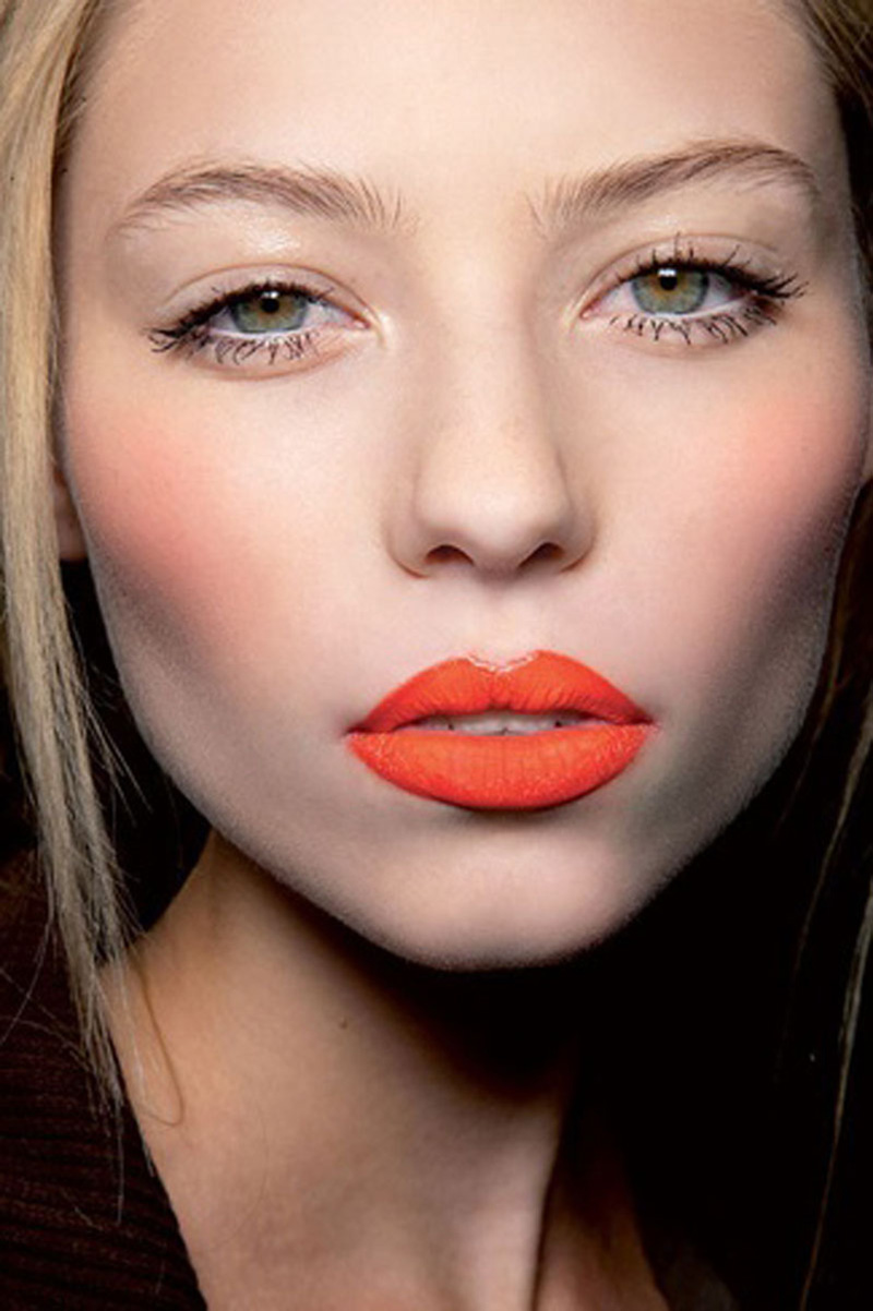 orange lips, orange lips trend (24)